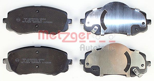 METZGER 1170588 Bremsbelagsatz, Scheibenbremse